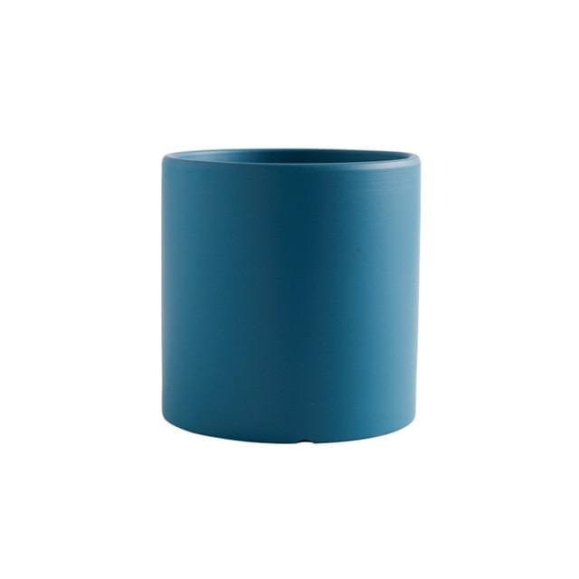 Colorful Stoneware Ceramic Flower Pots