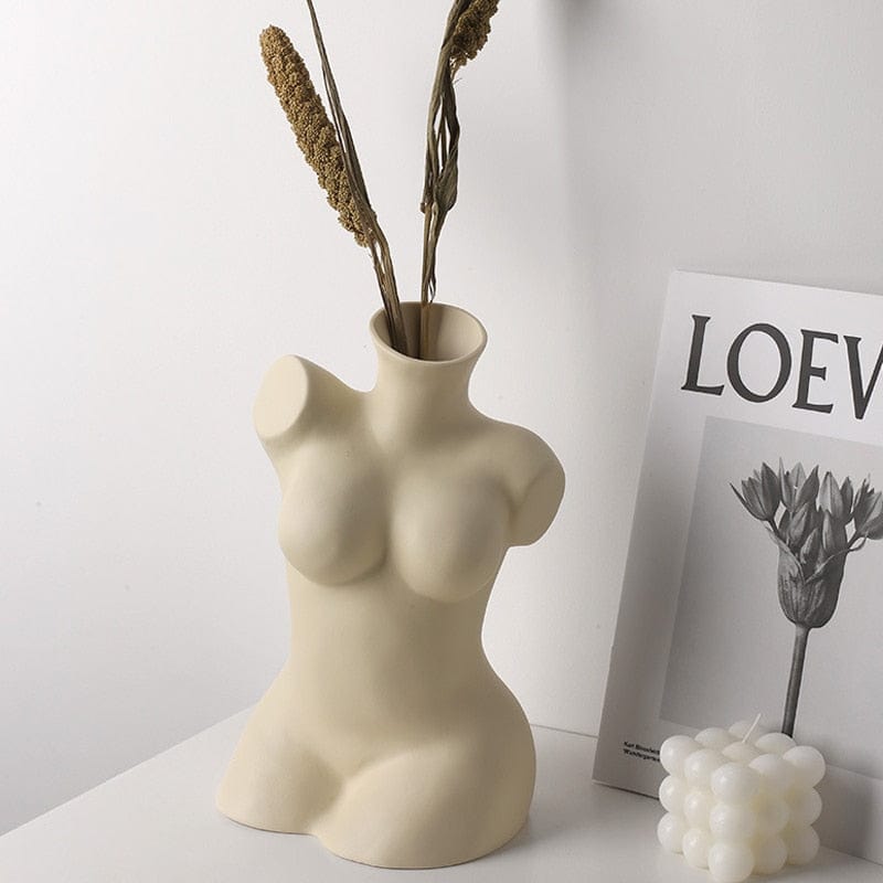 Ceramic Female Form Vase