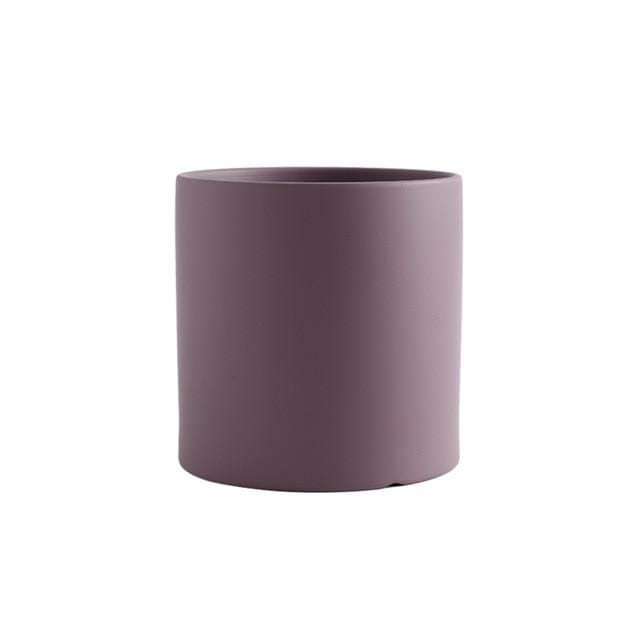 Colorful Stoneware Ceramic Flower Pots