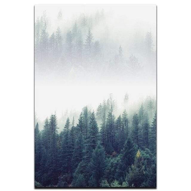 Nordic Forest 3-Piece Minimalist Canvas Wall Art