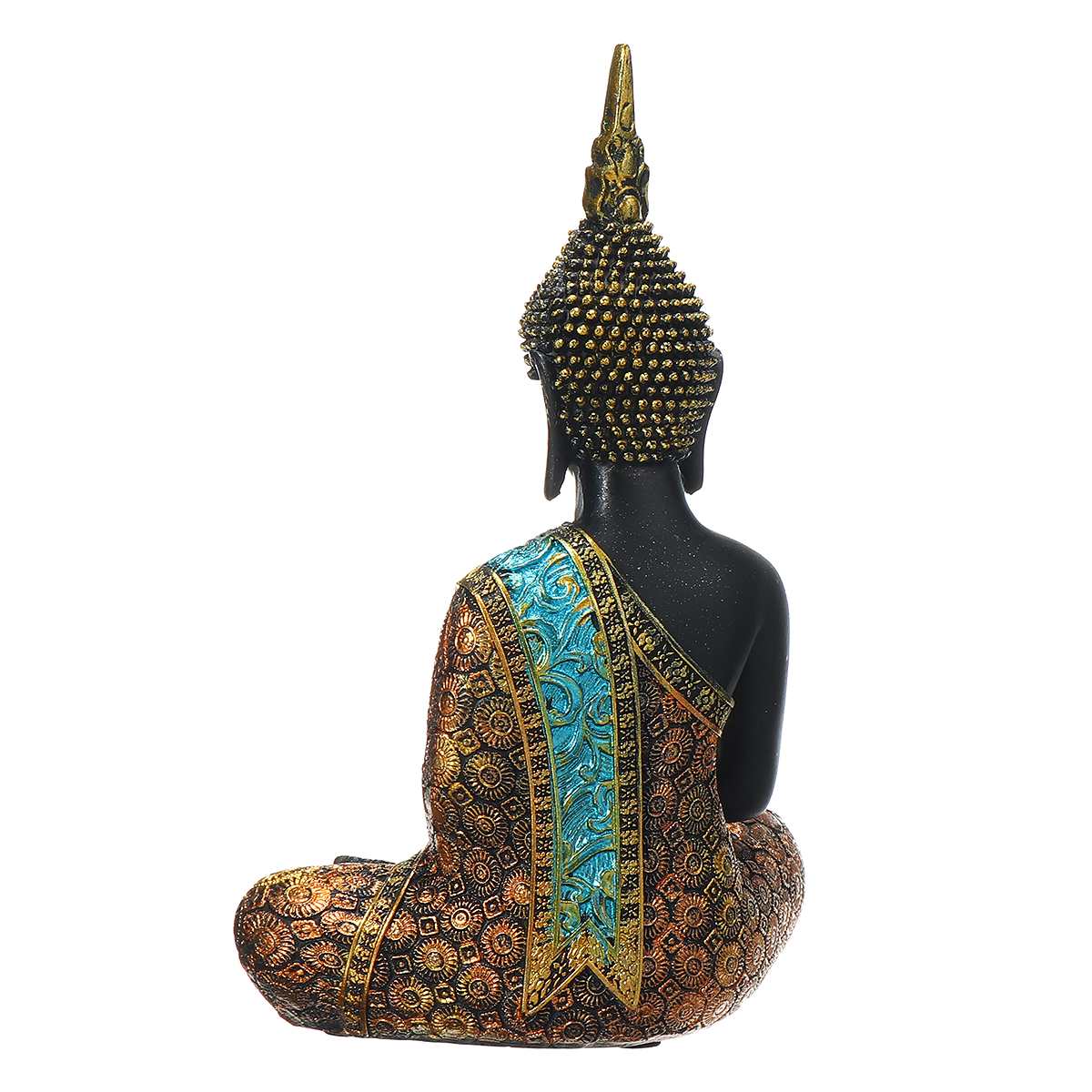 Resin Buddha Statue Figurine for Peaceful Home Decor