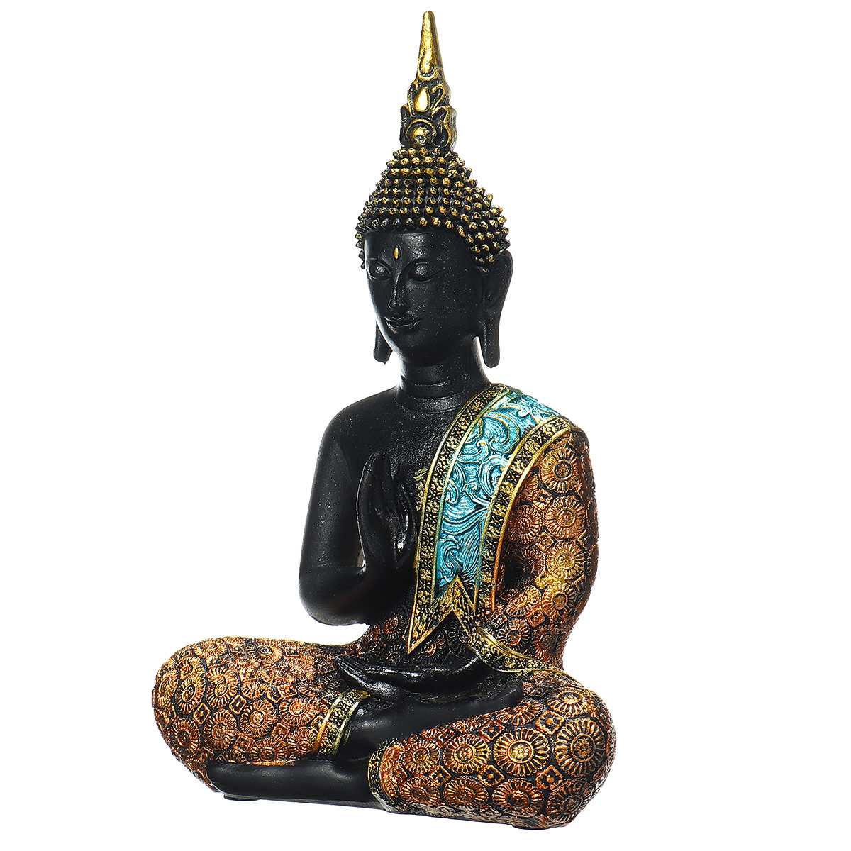 Resin Buddha Statue Figurine for Peaceful Home Decor