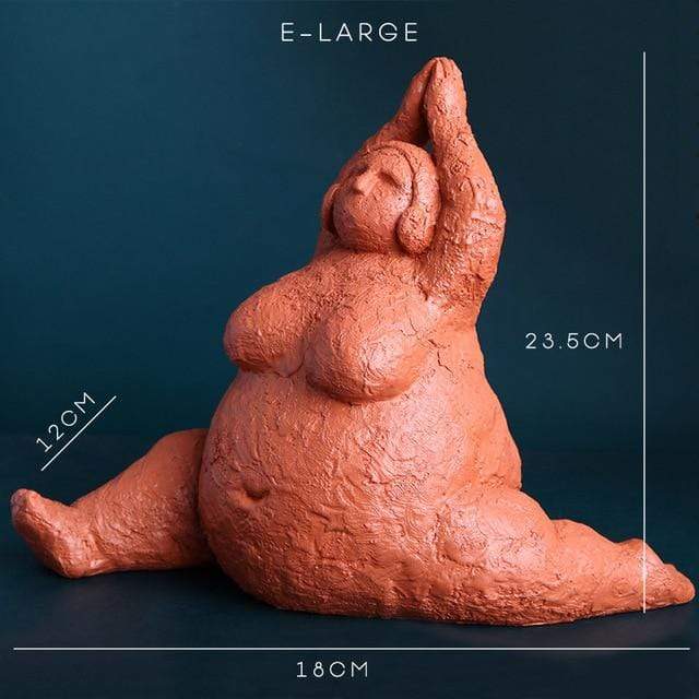 Colorful Resin Female Figure Statue