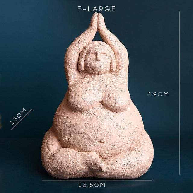 Resin Female Figure Statue for Home Decor