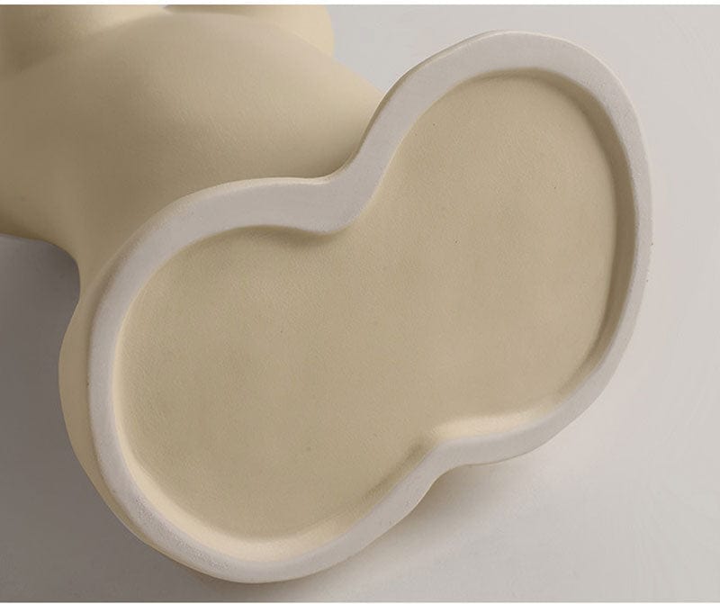 Ceramic Female Form Vase in Elegant Curves