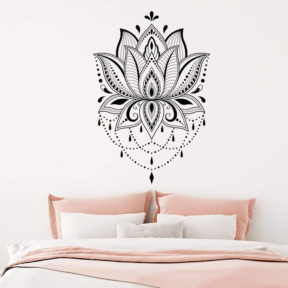 Lotus Mandala PVC Wall Sticker