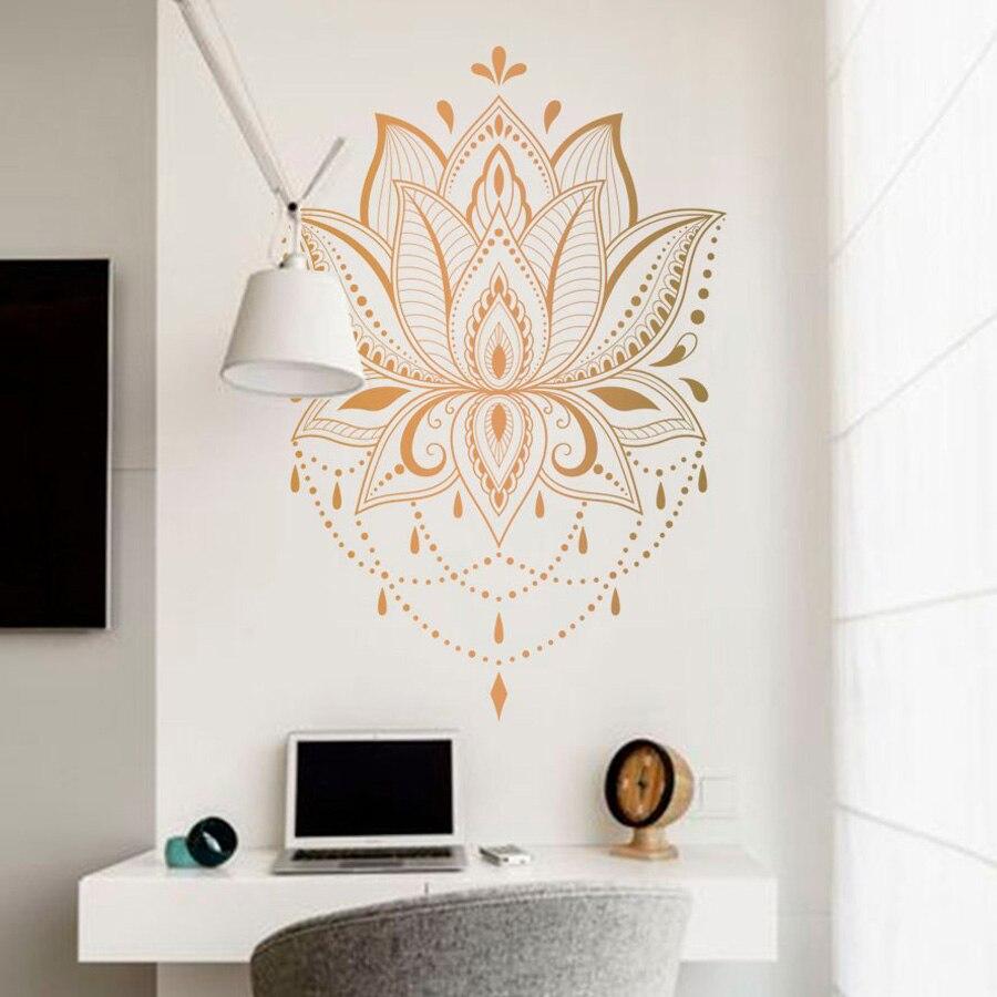 Lotus Mandala PVC Wall Sticker