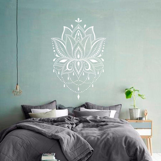 Lotus Mandala PVC Wall Sticker