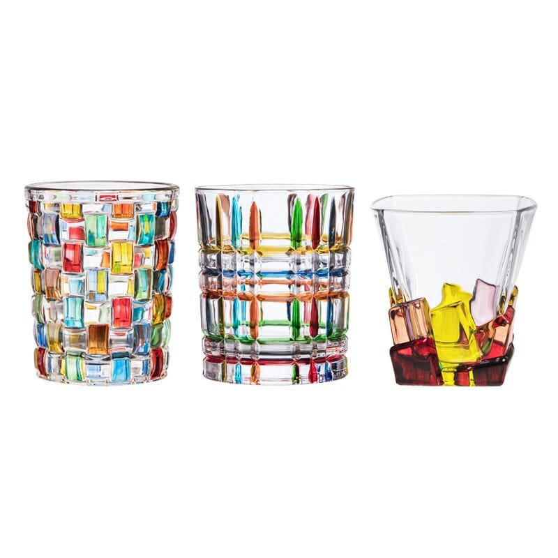 Murano Glass Cocktail Cup with Elegant Design