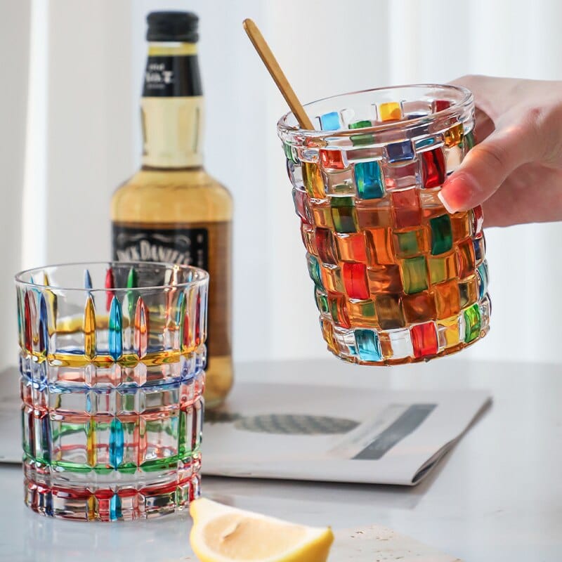 Murano Glass Cocktail Cup with Elegant Design