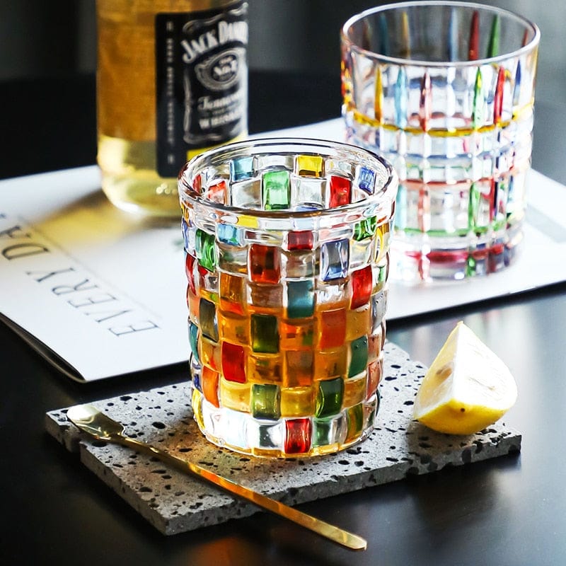 Murano Glass Cocktail Cup with Elegant Design