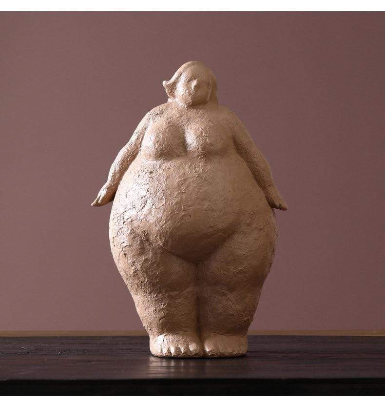 Colorful Resin Female Figure Statue