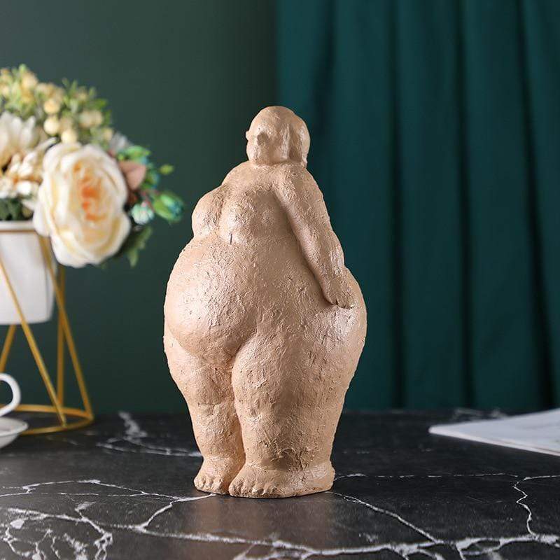 Colorful Resin Female Figure Statue