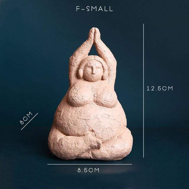 Colorful Resin Female Figure Statue