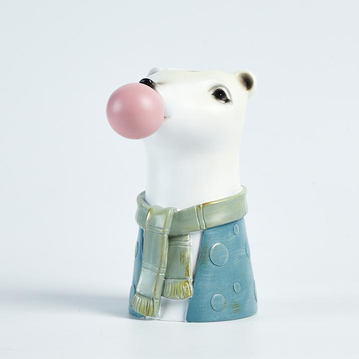Animal Guardian Flower Vase - Zebra or Giraffe Design