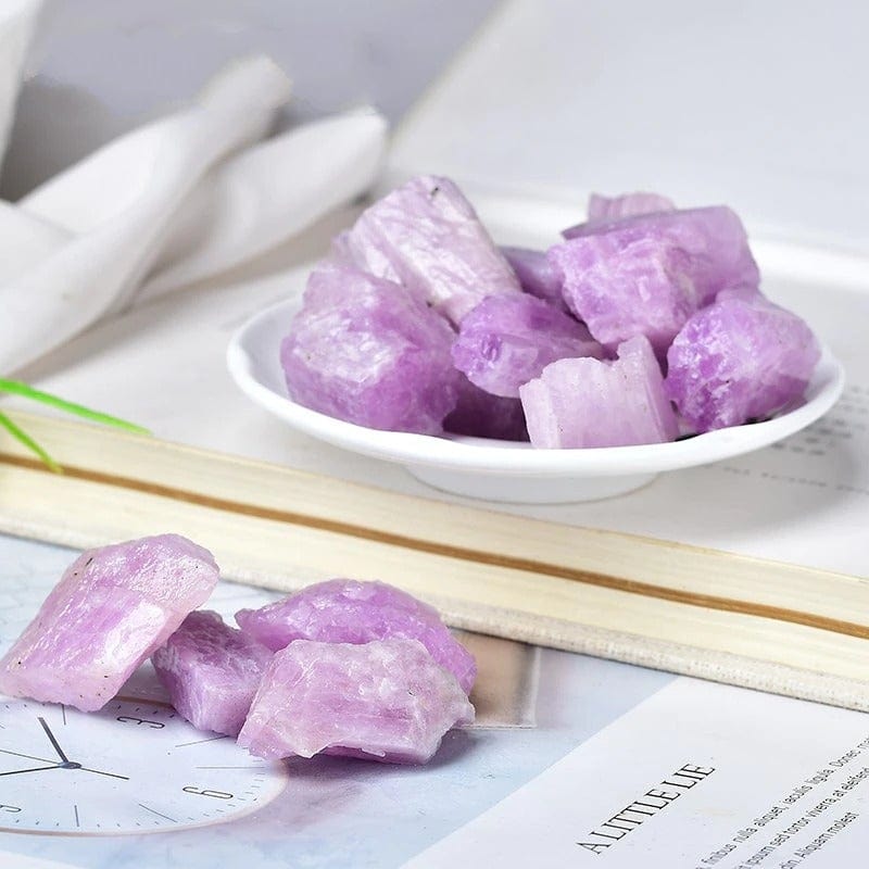 Raw Kunzite Gemstone 100g for Emotional Healing