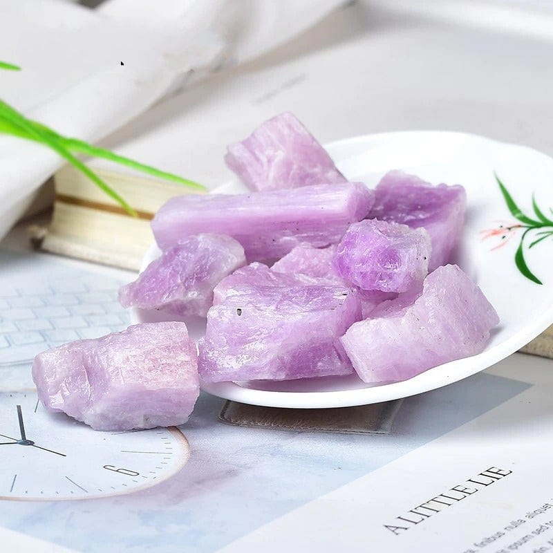 Raw Kunzite Gemstone 100g for Emotional Healing
