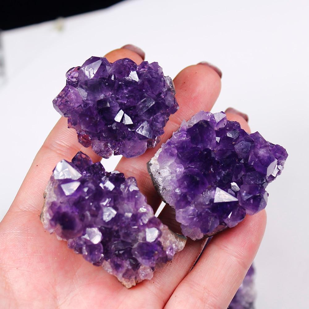 Amethyst Quartz Crystal Cluster for Healing and Stress Relief