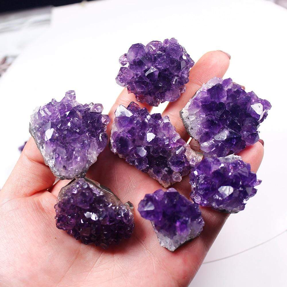 Amethyst Quartz Crystal Cluster for Healing and Spiritual Growth