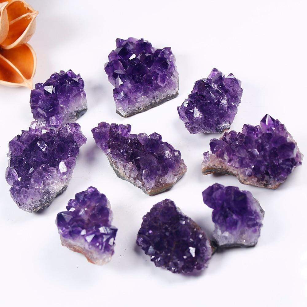 Amethyst Quartz Crystal Cluster for Healing and Spiritual Growth