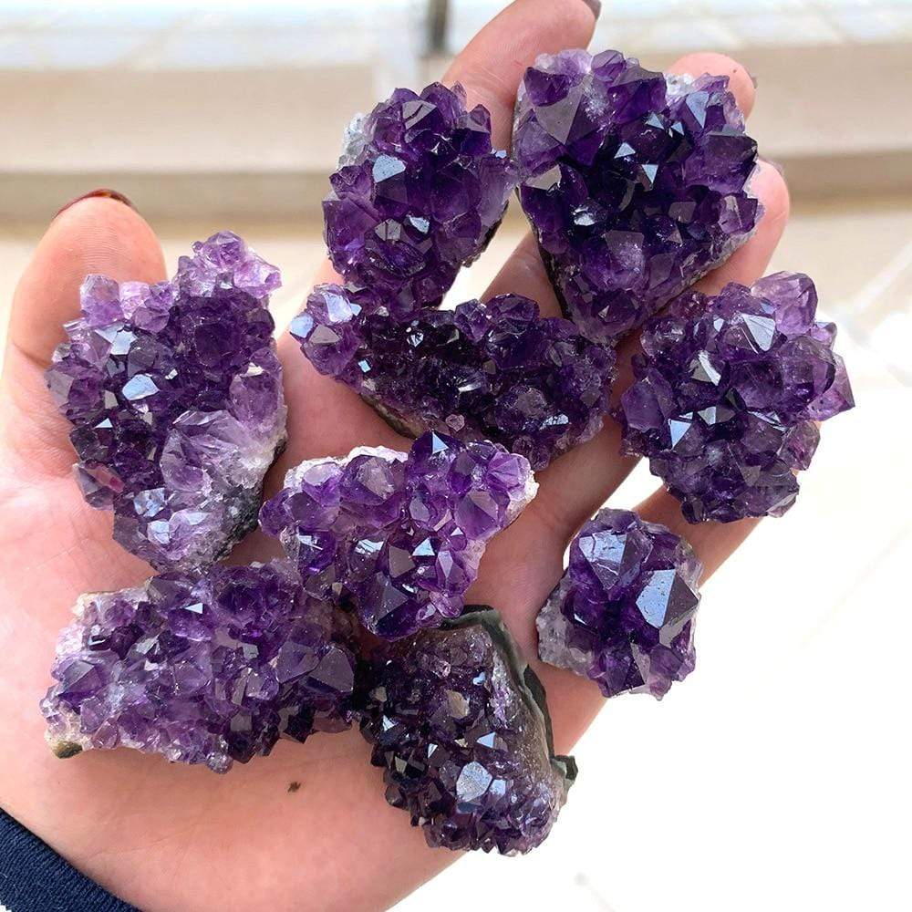 Amethyst Quartz Crystal Cluster for Healing and Spiritual Growth