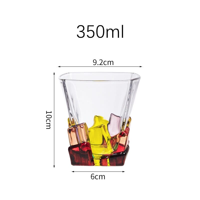 Murano Glass Cocktail Cup with Elegant Design