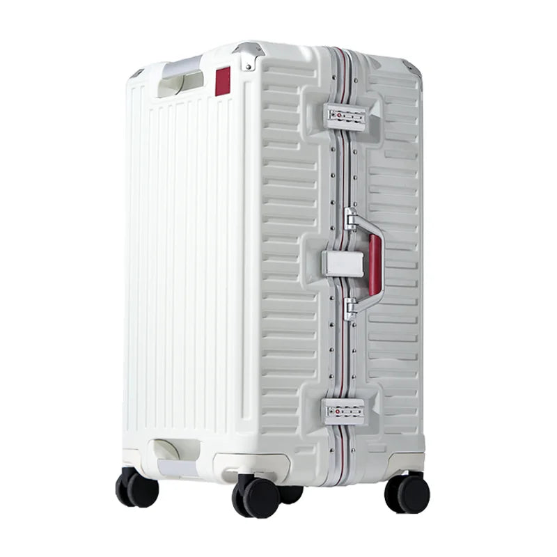 Wide Grip Polycarbonate Hard Shell Suitcase with 360° Wheels