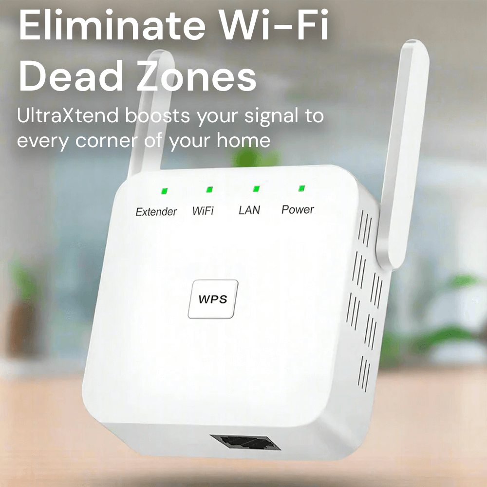 Dual-Band WiFi Extender for Stronger Signal and Faster Internet