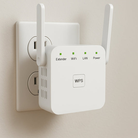 Dual-Band WiFi Extender for Stronger Signal and Faster Internet