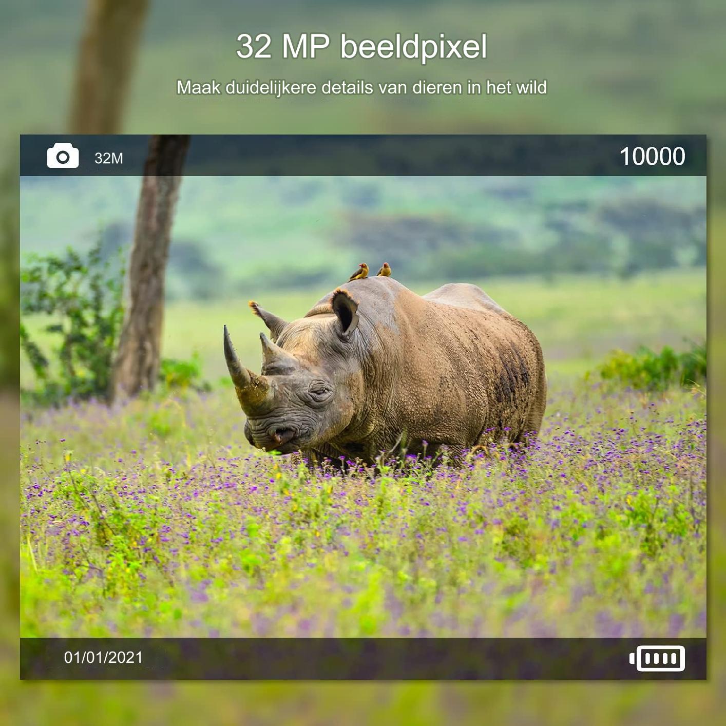 Wildlife Camera with Quick Activation and 21MP Image Quality
