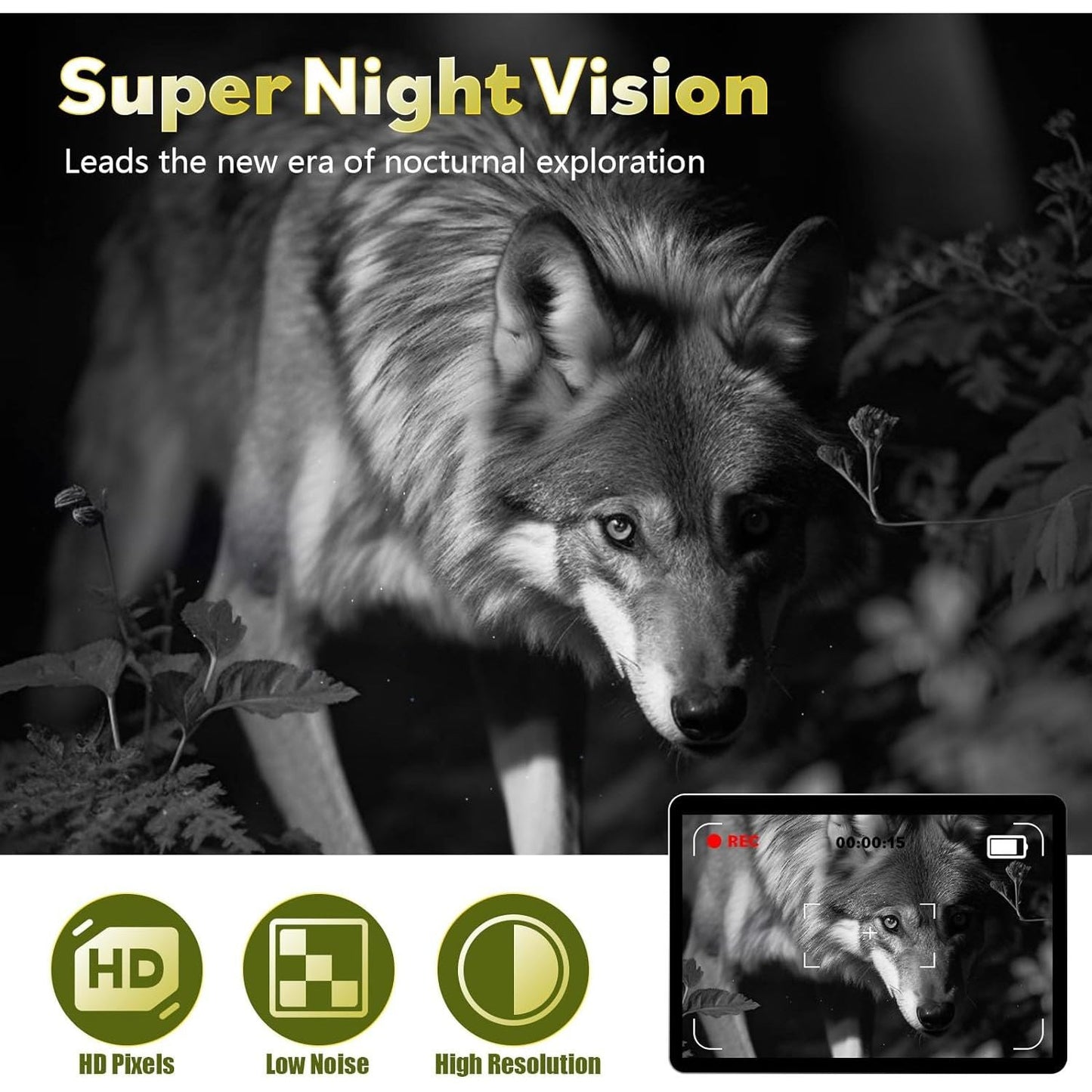Wildlife Camera with Quick Activation and 21MP Image Quality
