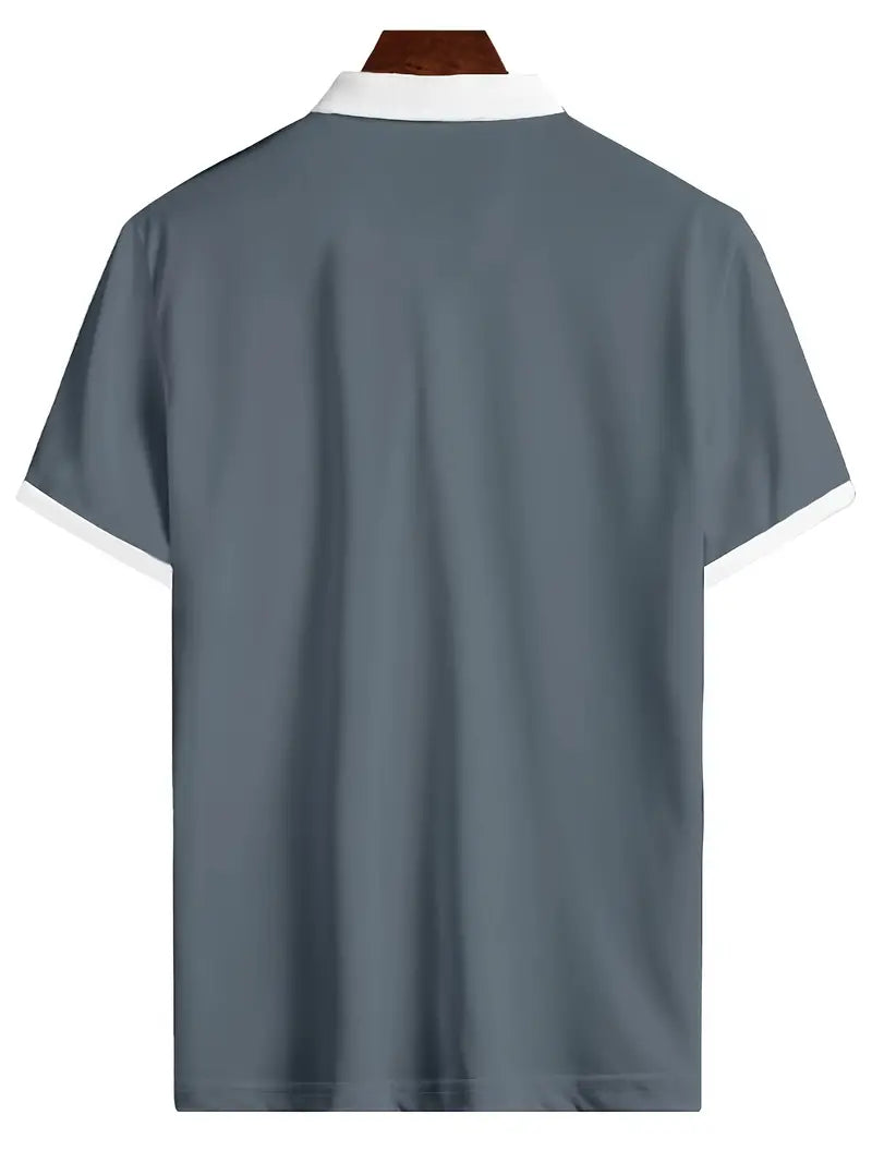Moisture-Wicking Men's Golf Polo with Modern Fit
