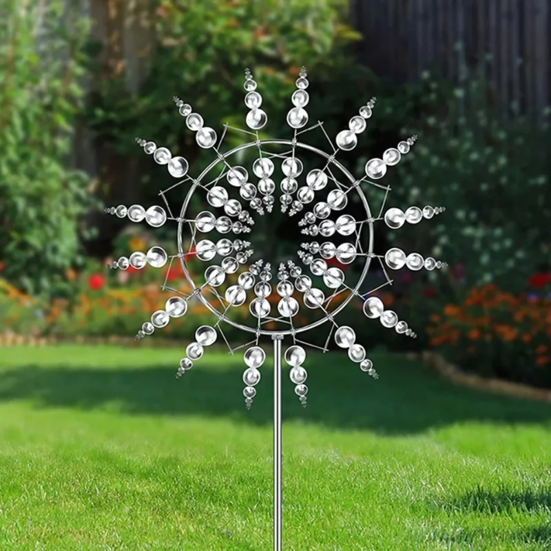 Stainless Steel Double Rotating Wind Spinner
