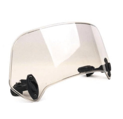 Motorcycle Windshield Extension for Wind Protection and Comfort