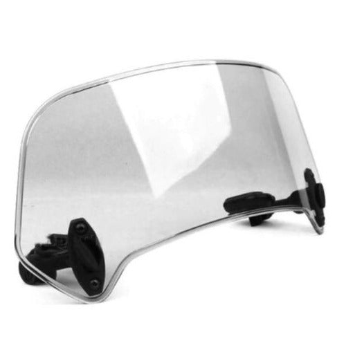 Motorcycle Windshield Extension for Wind Protection and Comfort