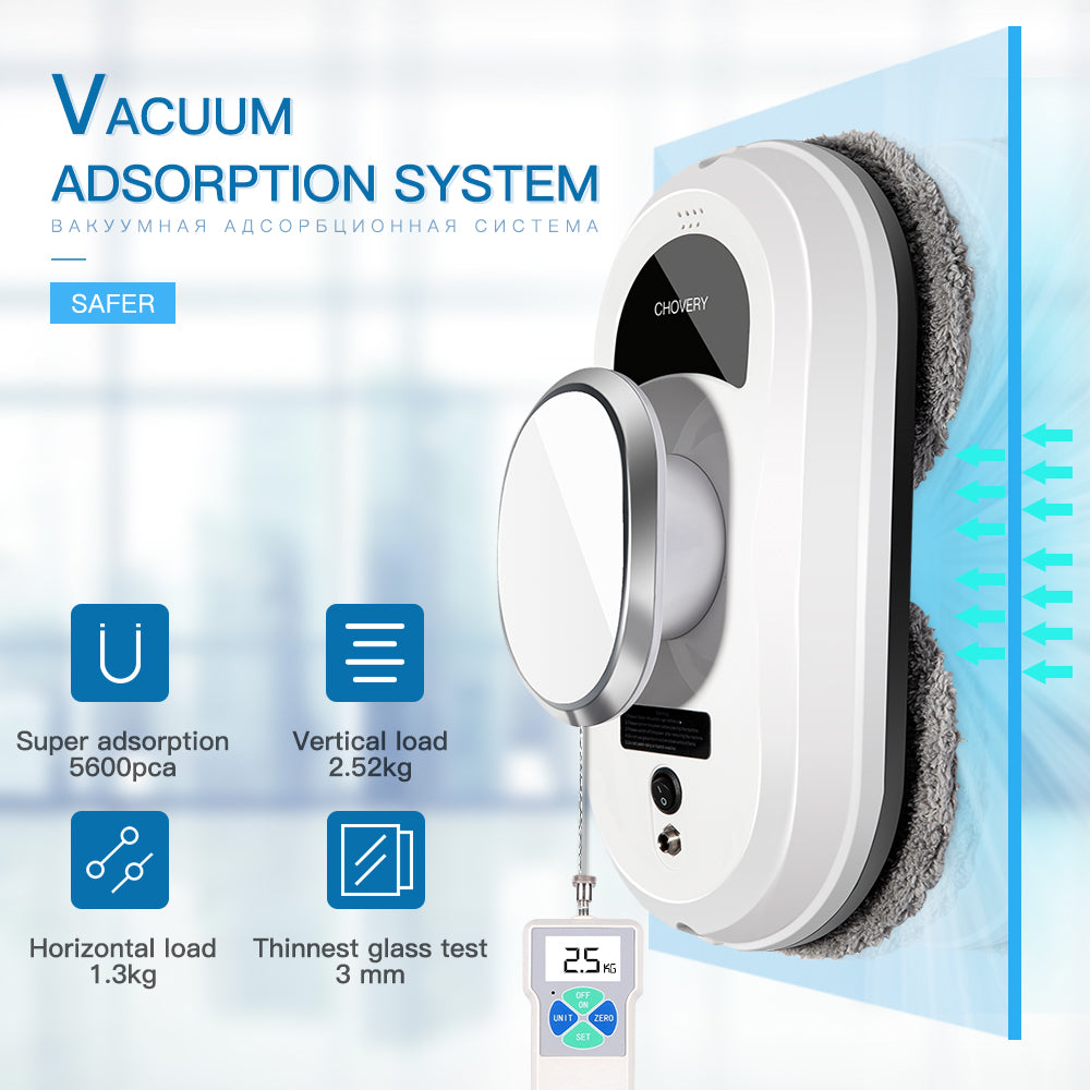 Automatic Glass Cleaner with Remote Control for Windows and Mirrors