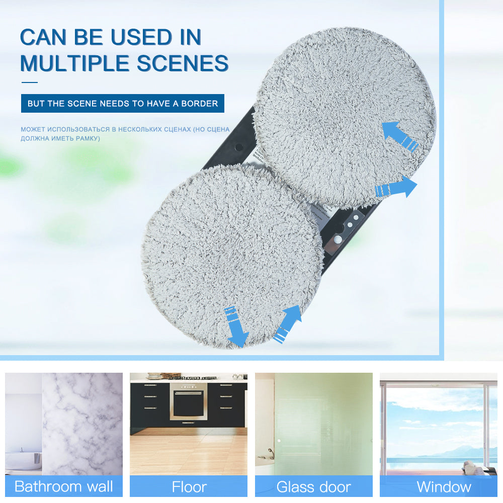 Automatic Glass Cleaner with Remote Control for Windows and Mirrors