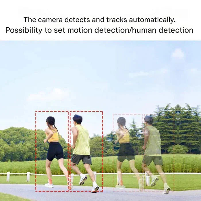 Wireless 4K Solar-Powered Security Camera with Dual Lenses