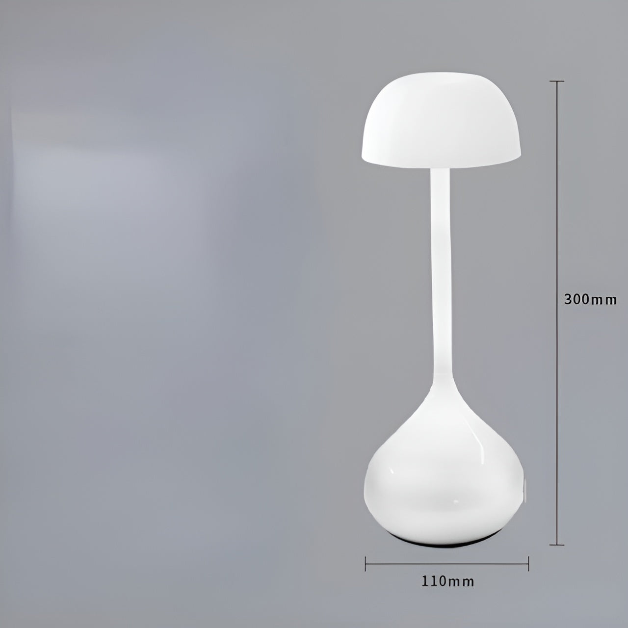 Wireless Dimmable Mushroom Table Lamp