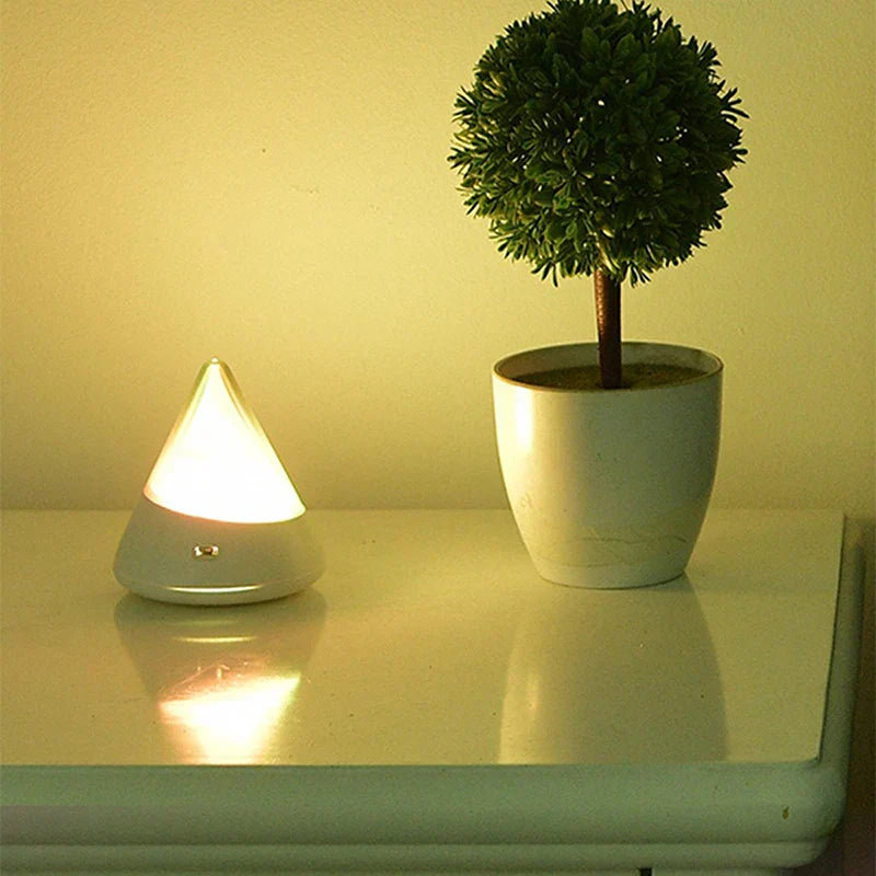 Wireless Rechargeable LED Iceberg Night Light with RGB Colors