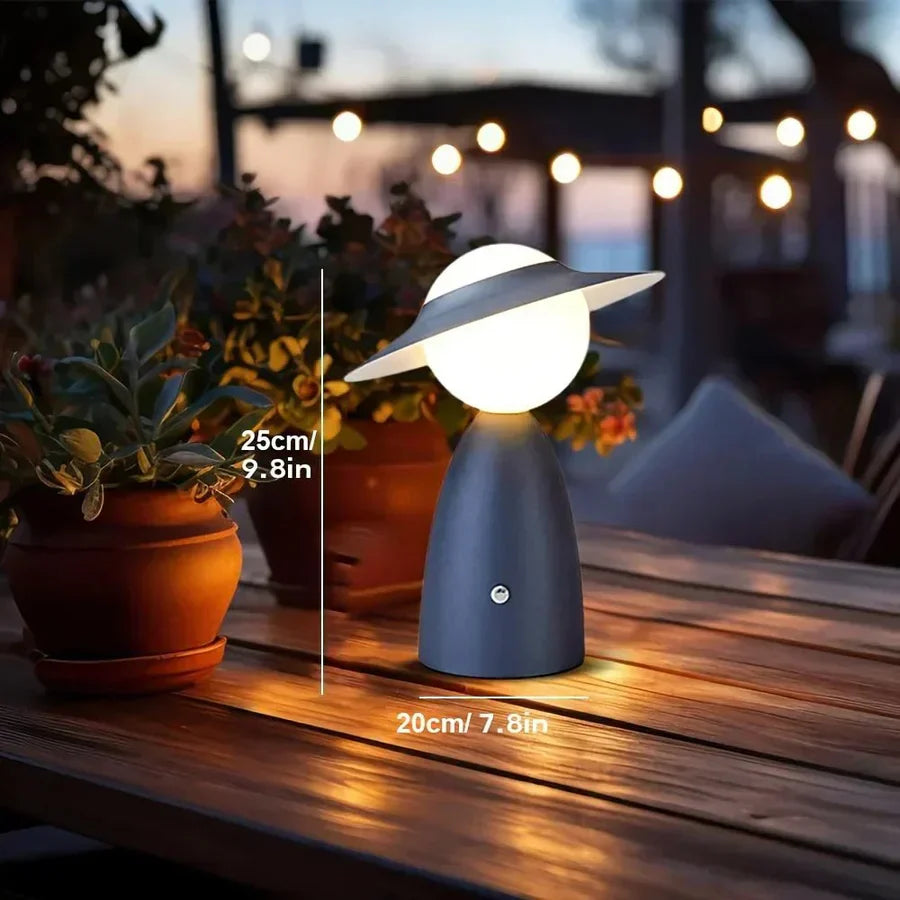 Wireless Charging LED Table Lamp with Adjustable Warm Light