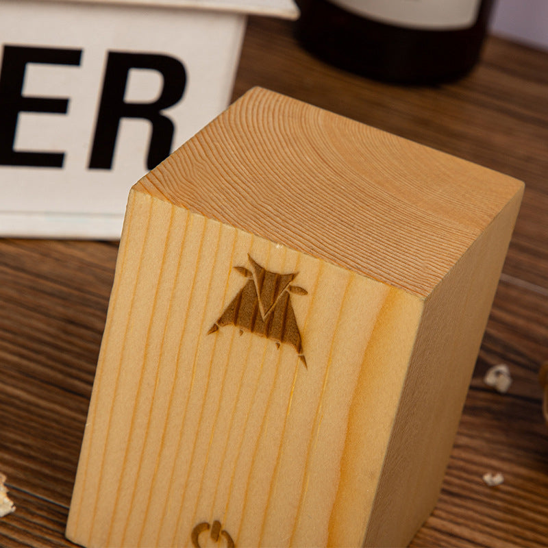 Touch Control Wooden Finish Table Lamp