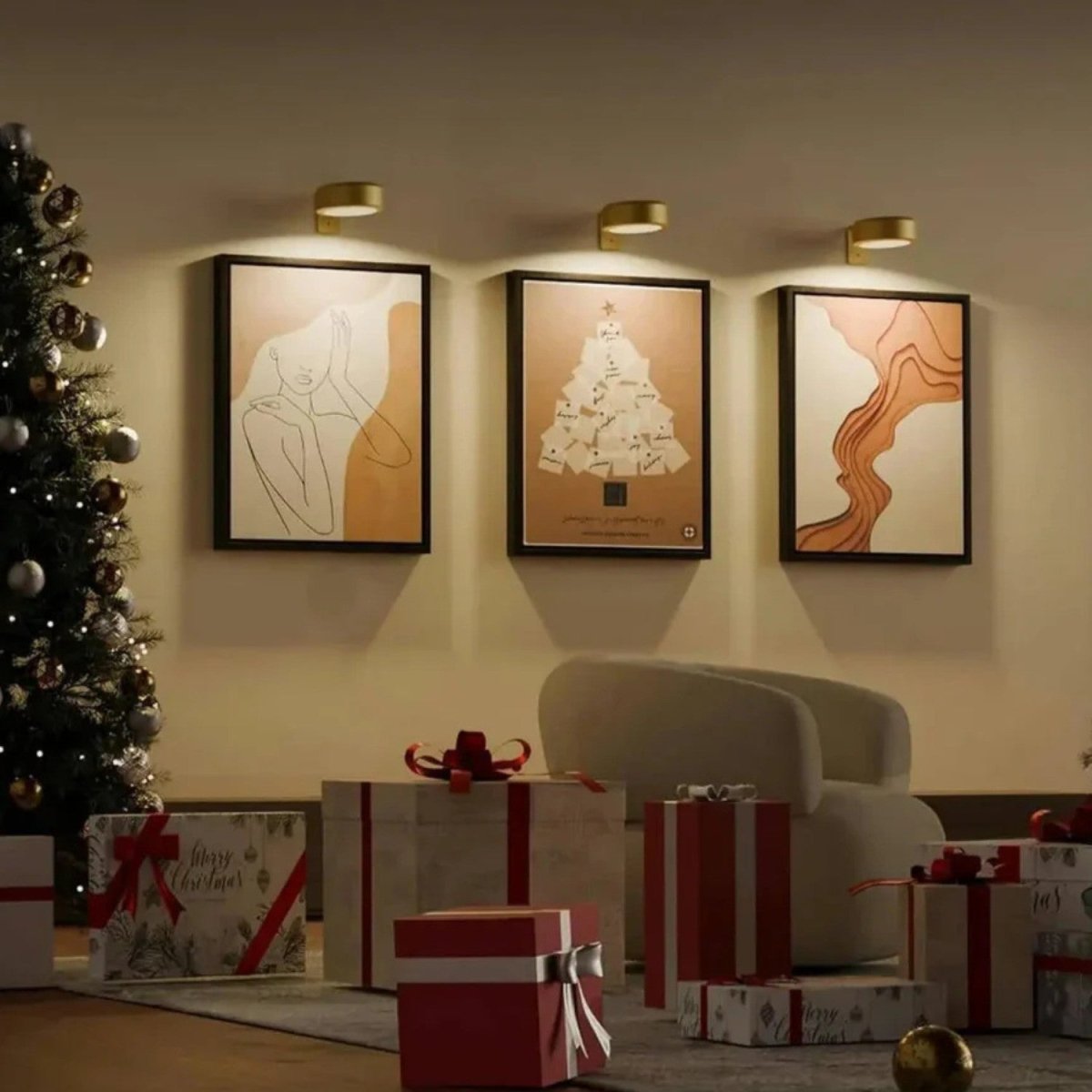 Rechargeable Wireless Wall Picture Light with Multiple Light Modes