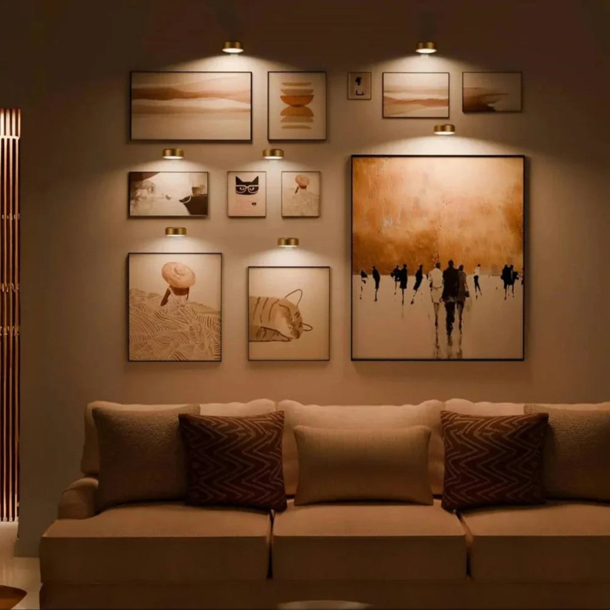Rechargeable Wireless Wall Picture Light with Multiple Light Modes