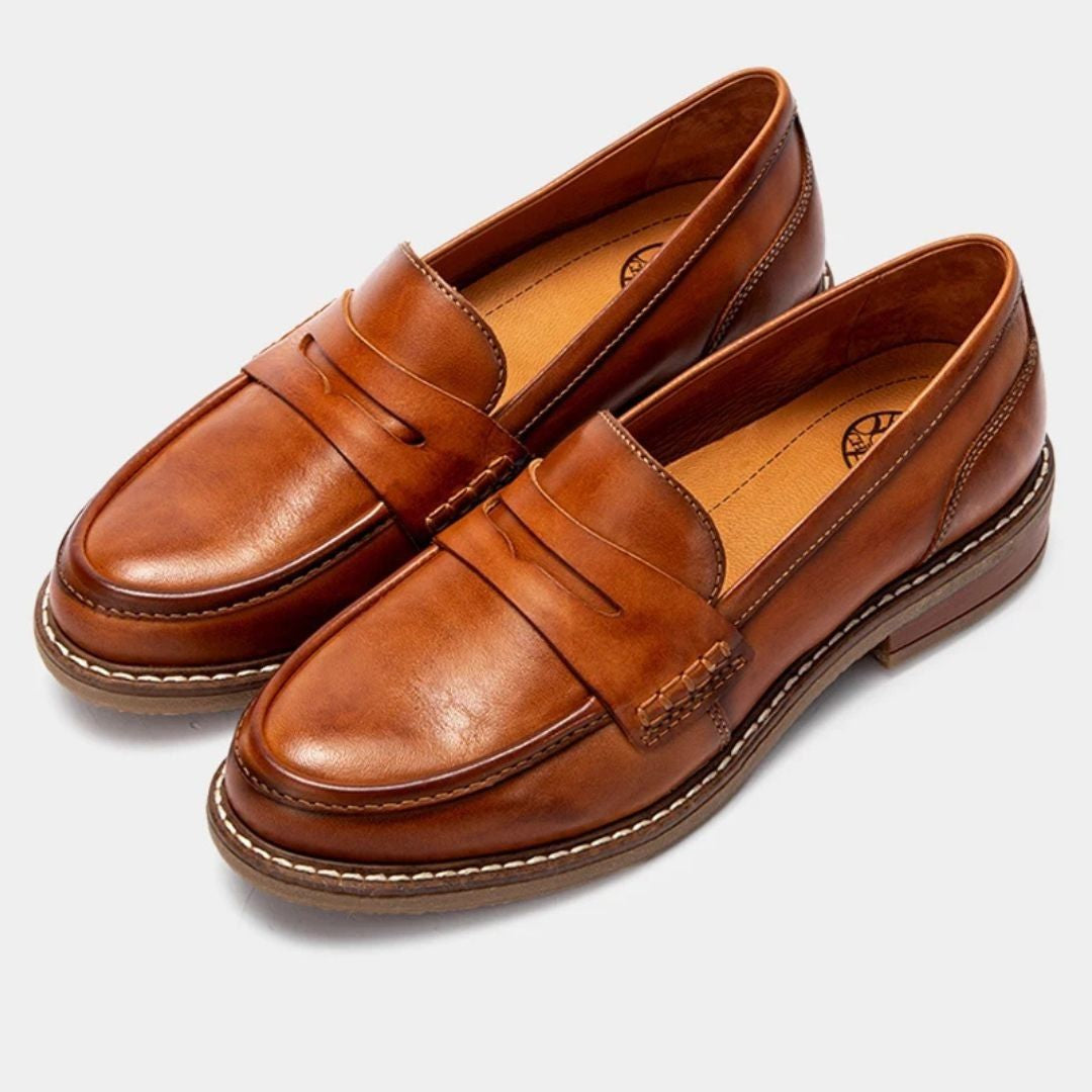 Women's Orthopedic Comfort Loafers with Cushioned Sole