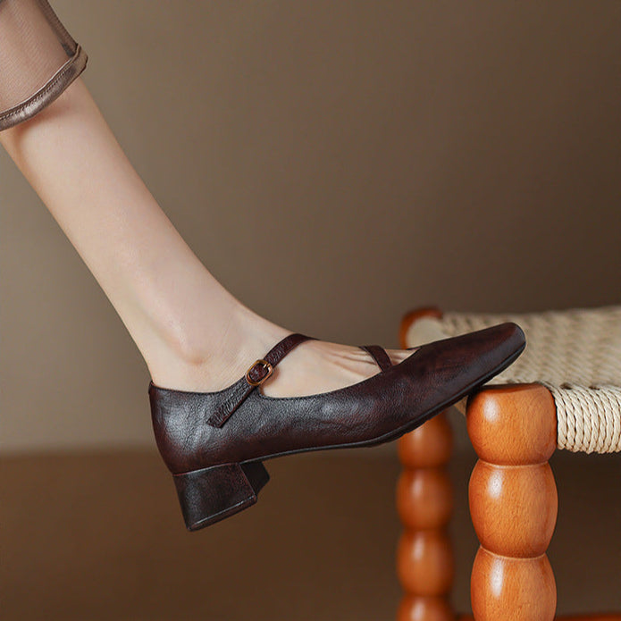 Tapered Heel Women's Pumps with Cushioned Interior