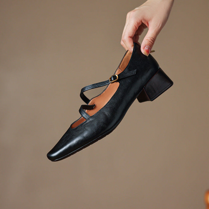 Tapered Heel Women's Pumps with Cushioned Interior