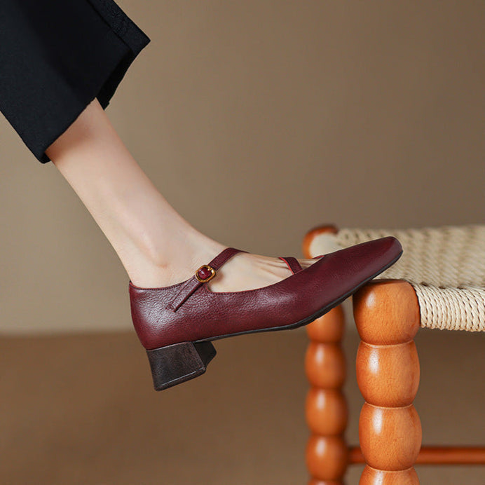 Tapered Heel Women's Pumps with Cushioned Interior
