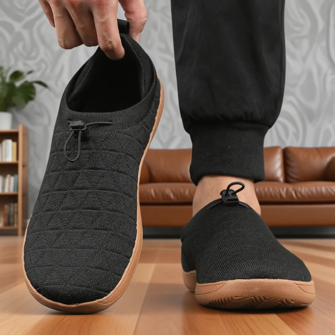 Men's Slip-On Quilted Mesh Sneakers for All-Day Comfort