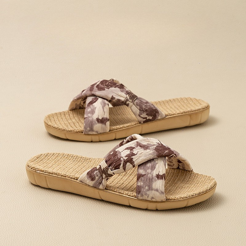 Woven Crisscross Women's Casual Sandals